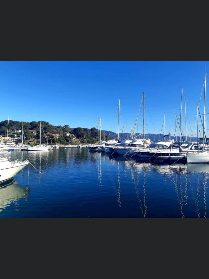 Appartement Pieds Dans L'Eau Vue Mer Bormes Les Mimosas Buitenkant foto