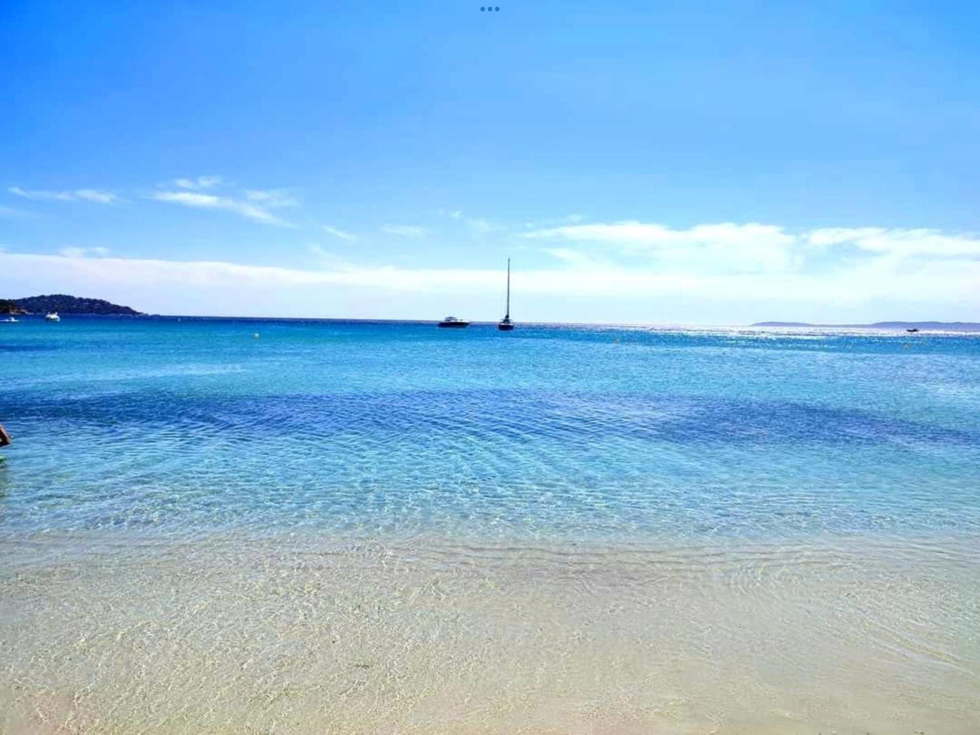 Appartement Pieds Dans L'Eau Vue Mer Bormes Les Mimosas Buitenkant foto